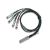 Mellanox® passive copper hybrid cable, ETH 100GbE to 4x25GbE, QSFP28 to 4xSFP28, 1m, Colored, 30AWG, CA-N MCP7F00-A001R30N