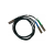 Mellanox MCP7H50-V003R26 Passive Copper Hybrid Cable 200Gb/s to 2x100Gb/s QSFP56 to 2xQSFP56 Colored 3m 26AWG