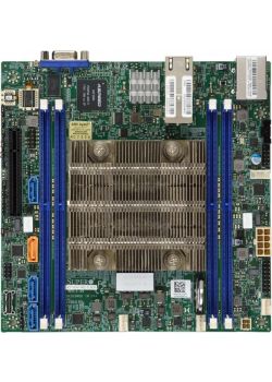 MB Supermicro X11SDV D-2141I, 8-Cores, 65W Xeon D (SoC) 4 DIMM up to 256GB DDR4 Up to 8 SATA3, RAID 0, 1, 5, 10 (U.2 option) 2 10GBase-T Mini-ITX
