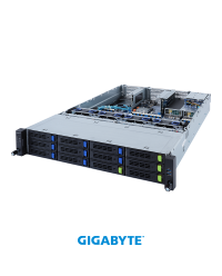 Gigabyte 2U R282-3C1 Dual Socket P+ 32 x DIMMs 12x 8 x 3.5'' 2 x 2.5'' 8 x PCIe Gen4 x16 2 x OCP 1600W
